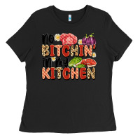 Black no bitchin'in my kitchen Ladies Tee - Artiststas