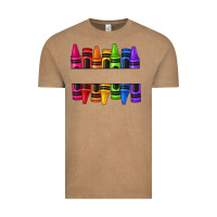 Vintage Coffee custom name crayons Vintage Tee - texasbilliewilder