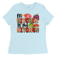 Baby Blue no bitchin'in my kitchen Ladies Tee - Artiststas