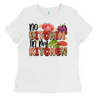 White no bitchin'in my kitchen Ladies Tee - Artiststas