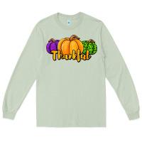 Matcha halloween pumpkins thankful Long Sleeve Tee - Jasminsmagicworld