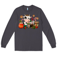 Smoke cow coffee cups christmas Long Sleeve Tee - CowGirlArtShop