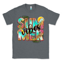 Charcoal Heather summer vibes Classic Tee - NancyCooperArtShop