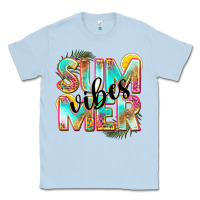 Dusty Blue summer vibes Classic Tee - NancyCooperArtShop