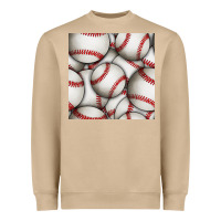 Mushroom baseball seamless pattern Heavyweight Sweatshirt - BundleAndBundleShop