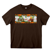 Chocolate Brown football dad Heavy Core Tee - BundleAndBundleShop