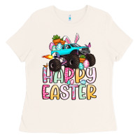 Bone monster truck happy easter Ladies Tee - Artiststas