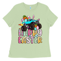 Matcha monster truck happy easter Ladies Tee - Artiststas
