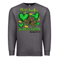 Charcoal Heather not lucky simply blessed Premium Sweatshirt - Artiststas