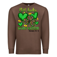 Chestnut not lucky simply blessed Premium Sweatshirt - Artiststas