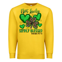 Lemon not lucky simply blessed Premium Sweatshirt - Artiststas