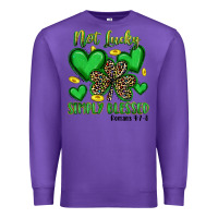 Purple not lucky simply blessed Premium Sweatshirt - Artiststas