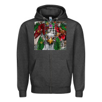 Charcoal Heather Chicken Zipper Hoodie - CowhideDigitalArt