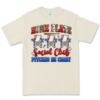 Bone home plate social club pitches be crazy Premium Tee - Artiststas