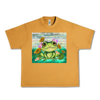 Peanut Butter frog with sunflower Urban Heavy Tee - TumblerDesignByShophia