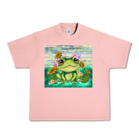 Salmon frog with sunflower Urban Heavy Tee - TumblerDesignByShophia