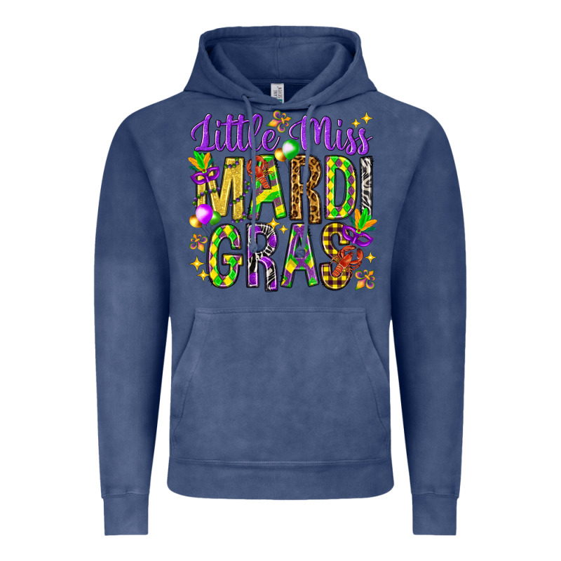 Little Miss Mardi Gras Vintage Hoodie by HowdyJamesFarm | Teevron