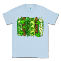 Dusty Blue st patricks day brush stroke Classic Tee - RanaPortraitStore