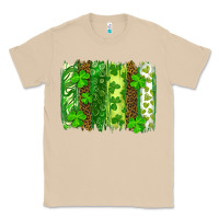 Mushroom st patricks day brush stroke Classic Tee - RanaPortraitStore