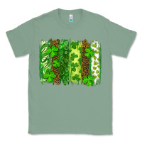 Sage st patricks day brush stroke Classic Tee - RanaPortraitStore