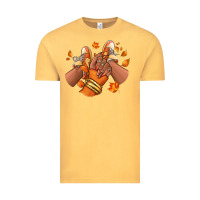 Vintage Mustard Black girl Fall sneakers Vintage Tee - RanaPortraitStore