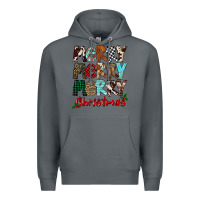 Rock Merry Christmas Premium Hoodie - FaDigitalArtStudio