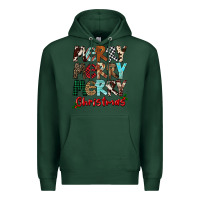 Sports Green Merry Christmas Premium Hoodie - FaDigitalArtStudio