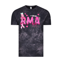 Cloud Black breast cancer rma registered medical assistant Vintage Tee - texasbilliewilder
