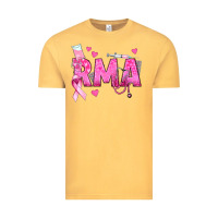 Vintage Mustard breast cancer rma registered medical assistant Vintage Tee - texasbilliewilder