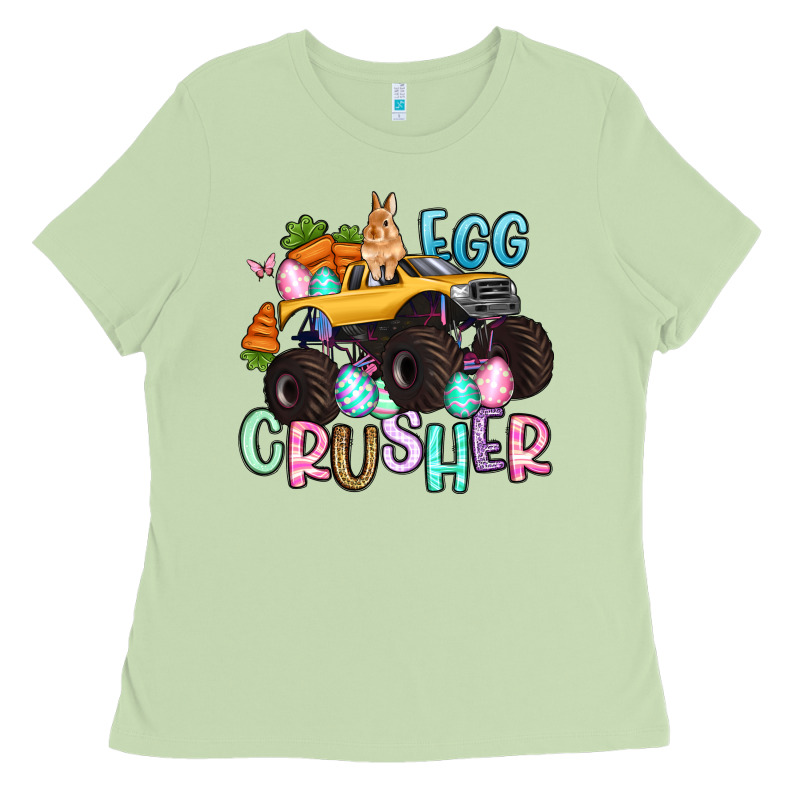 Egg Crusher Monster Truck Easter Ladies Tee by Artiststas | Teevron