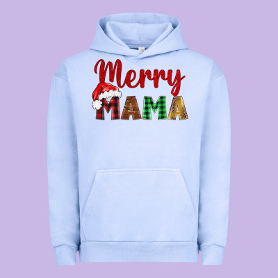 Merry Mama Urban Hoodie Designed By Barkaloodesign