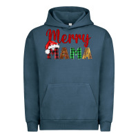Pigment Midnight Navy merry mama Urban Hoodie - BarkalooDesign