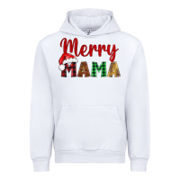 White merry mama Urban Hoodie - BarkalooDesign