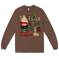 Chestnut Fa la la la latte Long Sleeve Tee - CowGirlArtShop