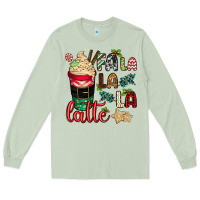 Matcha Fa la la la latte Long Sleeve Tee - CowGirlArtShop