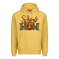 Antique Gold show mom long haired cow Premium Hoodie - Jasminsmagicworld