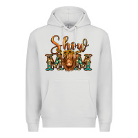Dove Grey show mom long haired cow Premium Hoodie - Jasminsmagicworld