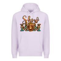 Lilac show mom long haired cow Premium Hoodie - Jasminsmagicworld