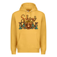 Mustard show mom long haired cow Premium Hoodie - Jasminsmagicworld
