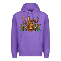 Purple show mom long haired cow Premium Hoodie - Jasminsmagicworld