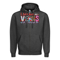 Charcoal Heather I Like big veins and cannot be Zipper Hoodie - CowhideDigitalArt