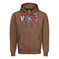 Chestnut I Like big veins and cannot be Zipper Hoodie - CowhideDigitalArt