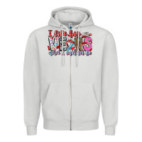 Dove Grey I Like big veins and cannot be Zipper Hoodie - CowhideDigitalArt