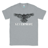 Heather Grey Hot Trend Raven Nevermore Poetry Halloween Edgar Allan Poe Classic Tee - lanVoArt