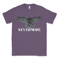Lavender Hot Trend Raven Nevermore Poetry Halloween Edgar Allan Poe Classic Tee - lanVoArt