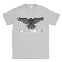 Moon Dust Hot Trend Raven Nevermore Poetry Halloween Edgar Allan Poe Classic Tee - lanVoArt
