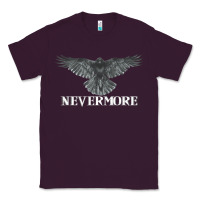 Plum Hot Trend Raven Nevermore Poetry Halloween Edgar Allan Poe Classic Tee - lanVoArt