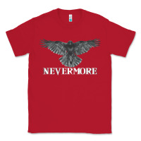Red Hot Trend Raven Nevermore Poetry Halloween Edgar Allan Poe Classic Tee - lanVoArt