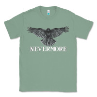 Sage Hot Trend Raven Nevermore Poetry Halloween Edgar Allan Poe Classic Tee - lanVoArt
