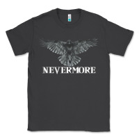 Smoke Hot Trend Raven Nevermore Poetry Halloween Edgar Allan Poe Classic Tee - lanVoArt